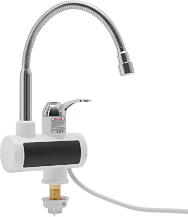 Grifo eléctrico de 220V, calentador de agua rápido para la cocina, calentador de agua eléctrico, grifo de calentamiento para la cocina, hervidor de agua giratorio de 360° para la cocina, el baño y el