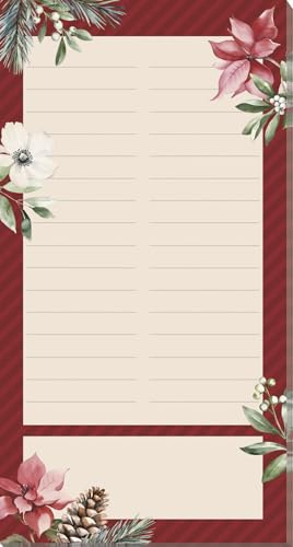 Korsch Verlag To-do Block midi Weihnachten Block liniert, Zettel zum Abreißen - vegan - 9 cm x 17 cm - 50 Blätter - SchreibLiebe