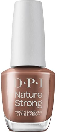OPI Nature Strong Make My Bark on the World - Brauner Nagellack – Intensiver Glanz & 7 Tage Halt | Langanhaltende Farbe für deine Nägel | 15 ml