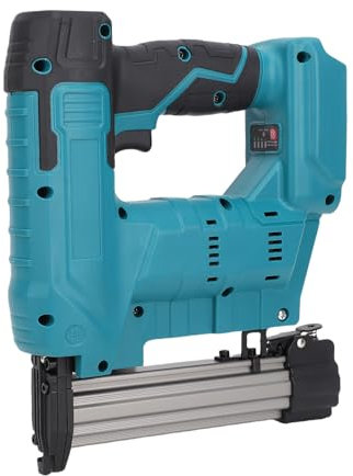 Oreilet Nailler Brad sans Fil, CanonsD'agrafes électriques L'agrafeuse la Couronne 20V avec 100 Ongles Droits F32mm, 100 N (Machine de clouage sans fil +200 ongles)