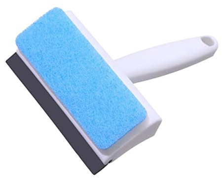CALLARON 4pcs Glass Cleaning Brush Window Cleaning Brush Squeegee Cleaner Sponge Multifunction Windshield Microfiber es for Household Use Household Rubber White