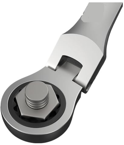 spanner, Juego de llaves inglesas de trinquete, Kit de combinación de trinquete con anillo de engranaje, cabeza Flexible métrica con bolsa de lona Flexible,tools(5pcs)