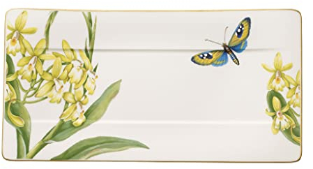 Villeroy & Boch Amazonia Plato de Servir, Porcelana, Multicolor, 35x18x3 cm