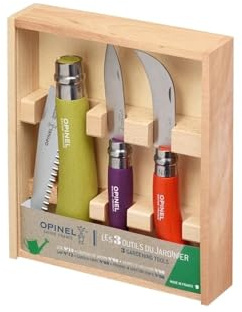 Opinel 3 Pièces Set de Couteaux Jardinier Outil
