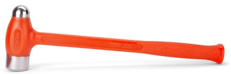 Capri Tools Dead Blow Ball Peen Hammer, 56 oz (CPDBHB56), Orange