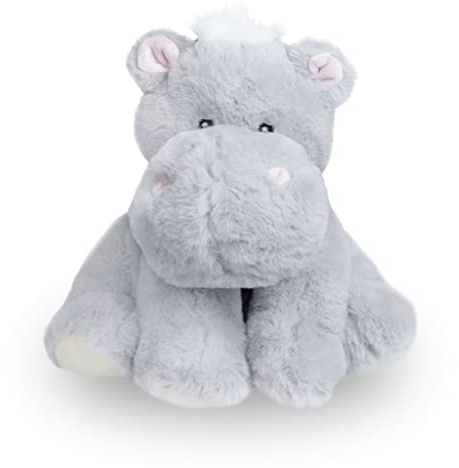 Mollis Kuscheltier - Nilpferd - 30 cm - Plüschtier-Nilpferd - Kinder-Kuscheltier - weiches Stofftier für Kinder und Babys