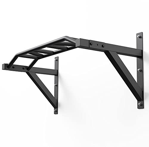 ATLETICA Multi-Grip Klimmzugstange | Viele Griffvariationen | Stabile Wandhalterung ∣ Für explosive Übungen geeignet | 117 cm breit und 56 cm tief