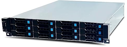 FANTEC 2563 SRC-2012X07-12G/6G 19 4U 680mm storage case, 12x SAS/SATA slots with 2 status LEDs each, slots for 3.5 and 2.5 data carriers, 1x USB 2 port, 3x 80mm fan)