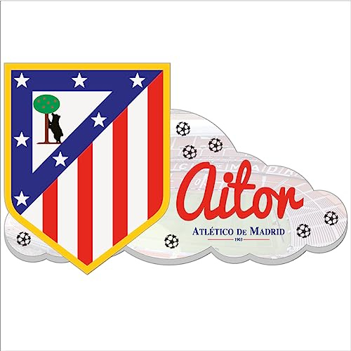 Letrero en Madera (Atlético de Madrid)