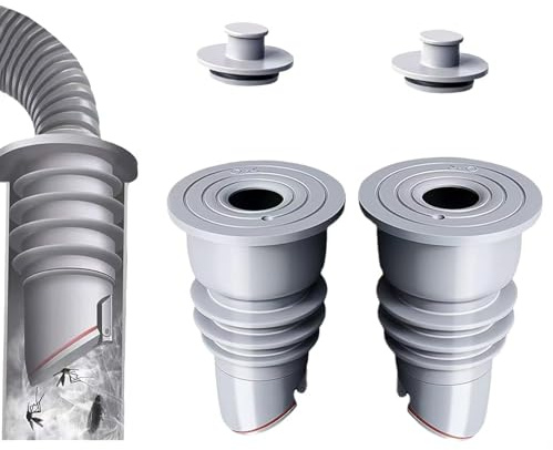 Bouchon Anti Odeur Machine à Laver, 35-40mm Oint de Tuyau de Machine à Laver, Bouchon Anti Odeur Machine à Laver Bouchon D'Étanchéité de Tuyau D'Évacuation, Joint d'étanchéIté pour Tuyau de (2PCS)