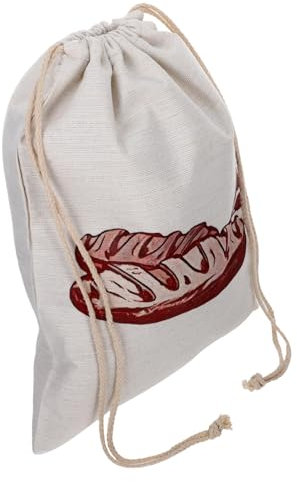 IMIKEYA Bread Container Drawstring Multi-purpose Storage Bag for Bread Pastries