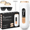 RWSRW IPL Epilatore Luce Pulsata 4 in 1, 5 Livelli di Energia, 0,2s Lampeggio veloce Epilatore a luce pulsata IPL, Epilatore Laser per Donna, Uomo, Viso, Bikini, Corpo
