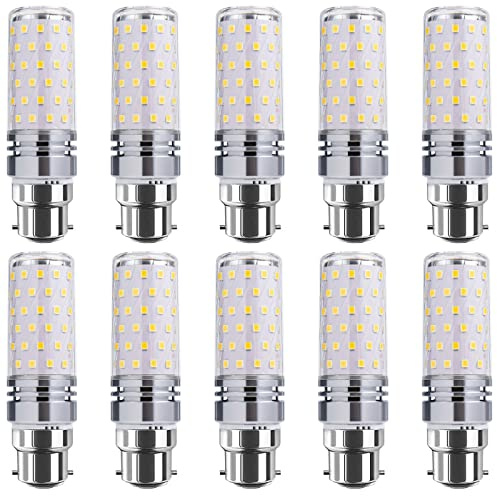 USZWBY LED Bulbs,B22 Dual Contact Bayonet Base Corn Light Bulb,16W 1100LM 160 Watt Equivalent,3000K 4000K 6000K Non-Dimmable（Natural White 4000k）