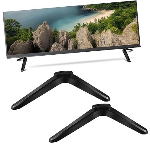 VALICLUD Soporte De TV para Mesa 32-55 Pulgadas Base Antideslizante Plástico Soporte De Montaje TV Compatible con Roku Element para Salón y Oficina