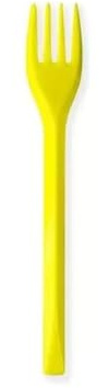 20/80 FORCHETTE riutilizzabili VARI COLORI posate colorate 17cm per cerimonie feste compleanno party Forchette colorate (80 Pezzi GIALLO)