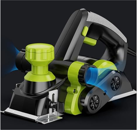 Cepilladora eléctrica manual, herramientas eléctricas de corte de madera de 2000W, 13000RPM, Kit de cepilladora de carpintería con profundidad de corte ajustable de 0-2mm