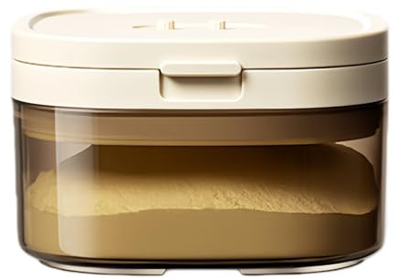 Magnetic Spoon Milk Powder Dispenser | AS+ABS+PP, 400-1200ml, 3 Sizes | Lightproof Storage Container With Timer | For Formula Cereal Snacks, Travel Home Kitchen