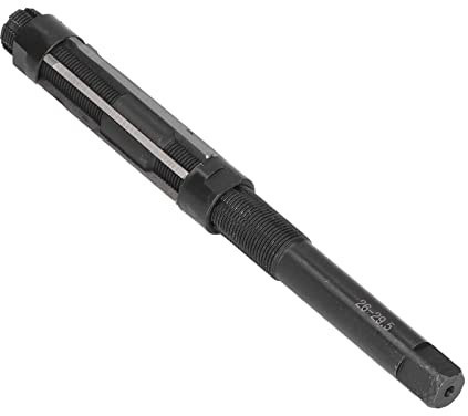Zerodis Alesatore Manuale Regolabile 9SiCr Alesatore da Taglio per Metalli da 26 a 29,5 Mm Gambo Universale a 6 Taglienti per Acciaio Lega di Alluminio Rame Ghisa e Tubi Zincati