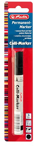 Herlitz Permanentmarker, 1-4 mm, schwarz
