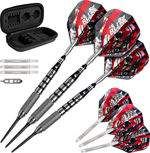 Viper Dartpfeile Blitz aus 95% Wolframstahl, mit Aufbewahrungs-/Reiseetui