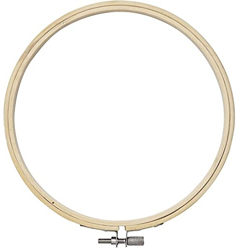 Creativ Company 219450 Stickereirahmen, braun, 20 cm