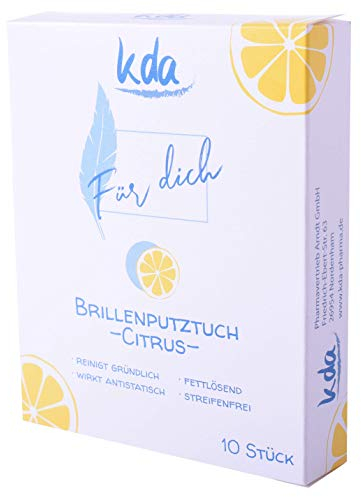 KDA Brillenputztuch Citrus 10er Pack
