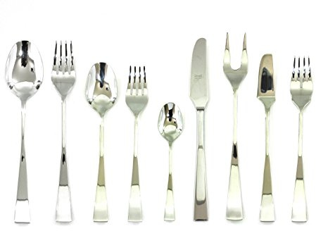MEPRA Italia Servizio, 54 Pezzi, Acciaio Inossidabile 18/10