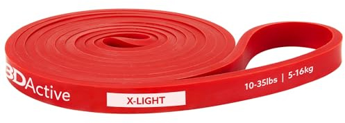 3DActive Pull Up Assist Band - Widerstandsband für Krafttraining, Powerlifting, Body Stretching, Crossfit - inklusive Übungsanleitung.