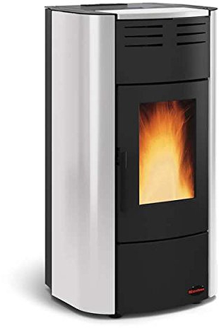 Extraflame X1280304 Raffaella Idro 2.0 Wasserführender Pelletofen Silber/A+