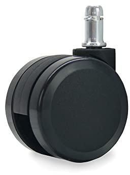 Waytex 78152 - Rotella grande diametro 60 mm, per sedia da ufficio universale, colore nero