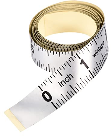 uxcell Self-Adhesive Measuring Tape with Fractions 40 Inches Workbench Ruler, Left to Right Sticky Measure Tape for Woodworking, Saw, Drafting Table