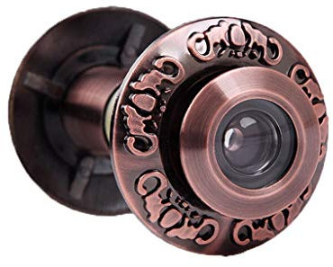 Wasserdichte Zuschauer Guckloch 220 Grad-HD Optisches Weitwinkel-Türspion-Spiegel Anti-hebel Startseite Farbverreibung Anti-Twist Anti-Rotation Mit Rückseitiger Abdeckung Aus Metall ( Size : 32-58mm )