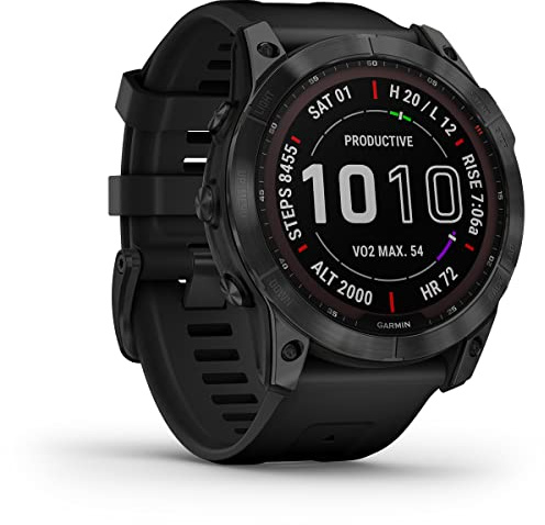 Garmin Fenix 7X Sapphire Solar Black DLC-Titan