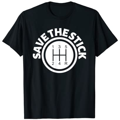 Transmisión manual y cambio de palillo Camiseta