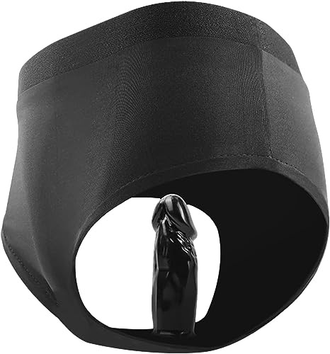 MFMYEE SM Strap-on Silikondildo, tragbare Stretchhose, Keuschheitshose, Analplug, lustiges Rollenspiel-Sexspielzeug
