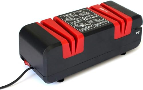 MAHWER Afiladores de Cuchillos multifunción, afilador eléctrico rápido for el hogar, Amoladora automática de Cuchillos, Piedra de afilar for Cuchillos de Cocina