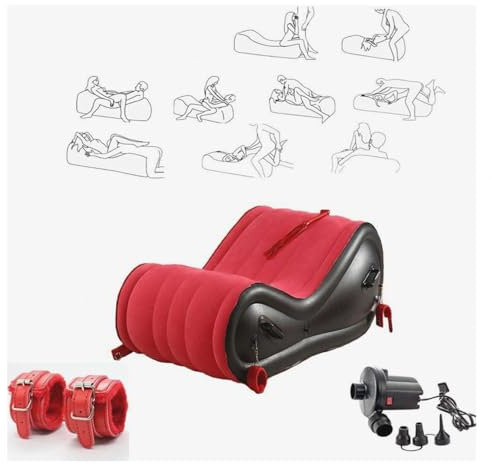 BesBet Aufblasbares Sofa in S-Form Sicher in der Anwendung -ShaF8Y ENNA010626