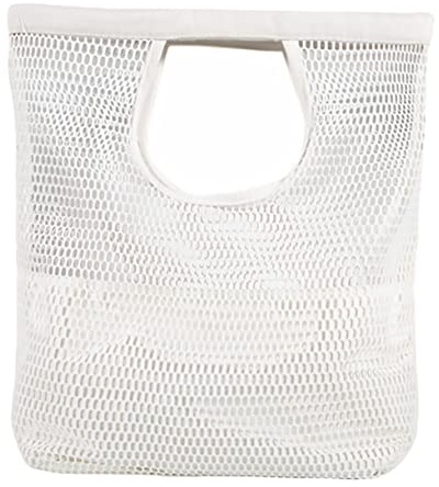 Mikinona 1pieza Bolsa De Compras De Gran Capacidad Bolsa De Playa De Diseño De Rejilla Tote Bag Ligera y Portátil para Compras y Actividades Al Aire