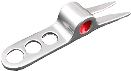 KASFDBMO Pitchgabel für Golfbälle, Gabeln, Reparaturwerkzeug, Zincs, Legierung, Pitchgabeln, Rasen-Werkzeug, Rillenreiniger, grüne Gabel, einfach zu bedienen