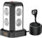 MBQYT Torre Regletas Enchufes, Regleta USB 8 Tomas de AC y 4 USB Enchufe Multiple, Alargador Enchufe,Regleta Enchufes Proteccion Sobretension,1.8M Regreltas Vertical con Interruptor para Mesa, Oficia