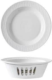 Assiette de Diner Assiettes à Vaisselle Assiette chauffante en céramique, assiette for plat chaud, assiette à poisson, assiette creuse, vaisselle for restaurant et hôtel Assiette à Vaisselle Assiettes