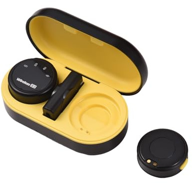 Trådlös Lavalier Microphone Dual Mic Magnetic Suge High Fidelity 48K Inspelning Brusreducering 29ms låg latens Lång batterilivslängd Fall för mobiltelefon Live Broadcast