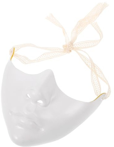 Toddmomy 2pièces Masque De Mascarade Pour Moitié Inférieure Visage Lot De Vierges Accessoire De Fête Cosplay Pour Femmes