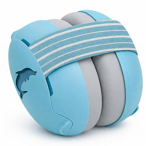 YUPZAR Protezione Acustica per Neonati, Cuffie Antirumore per Bambini 0-48 Mesi, Riduzione del Rumore, Cuffie Regolabili con Fascia Elastica, Comfort Ottimale e Sicurezza
