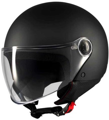 MT Helmets Street S – Casco Moto Jet con Calota HIRP, Pantalla con Sistema MT-QVSS y Cierre Micrométrico | Homologado ECE 22.06 & DOT