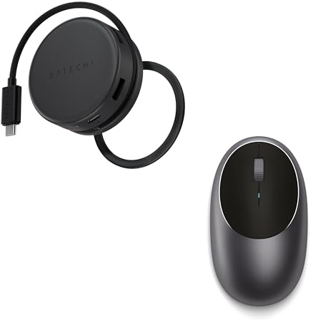𝗦𝗔𝗧𝗘𝗖𝗛𝗜 𝗕𝘂𝗻𝗱𝗹𝗲 Hub USB C 7 en 1, HDMI 4K@60Hz, Carga a 100W y M1 Mouse Bluetooth
