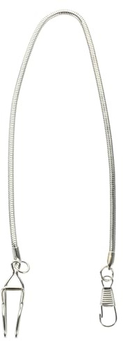 Alipis Lange Silberne Uhrenkette aus Legierung Multifunktionale und Leichte Metallkette für Tasche im Vintage Stil zum Casual Dressing und Sammeln
