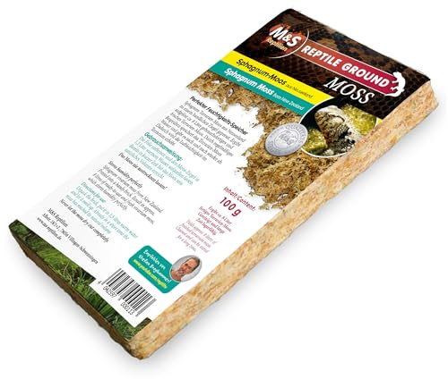 Sphagnum Moos gepresst (100 Gramm Ziegel ) Premium Qualität