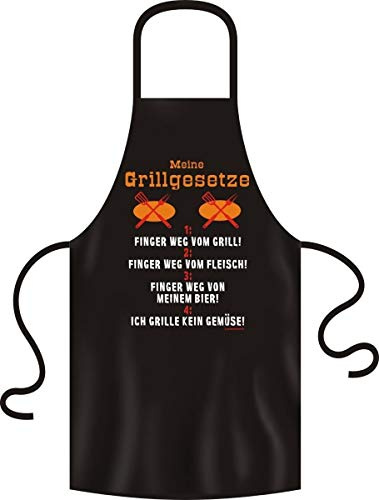 Sprüche Fun Grill Schürze : Meine Grillgesetze
