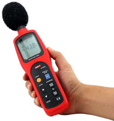 Uni-t Mini Sound Level Meter Ut352, CE, UKCA,MAX/MIN modes, Auto power off